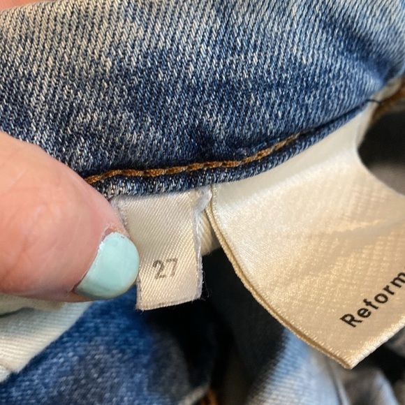 Reformation Jeans Liza High Straight Jeans Size 27 in Like New Condition - Picture 6 of 10